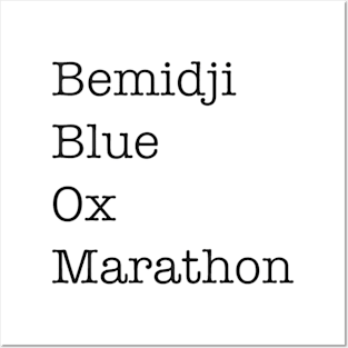 Bemidji Blue Ox Marathon Posters and Art